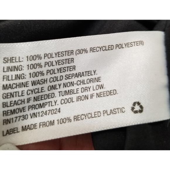 SANDY LIANG Women's Black Quilted Drawstring Waist Pull-On Jogger Pant Size M - Picture 7 of 9